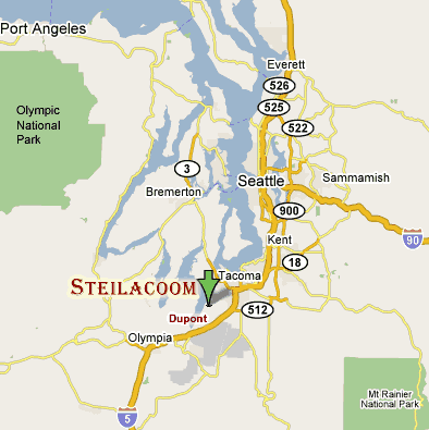 Steilacoom Area Map